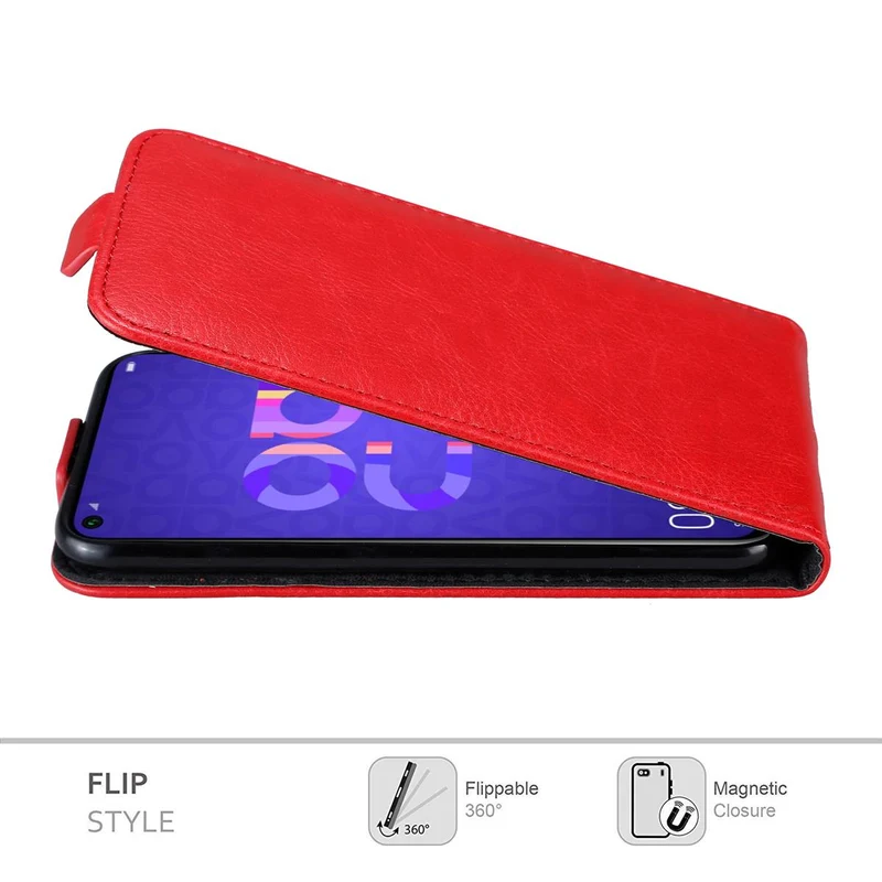 Cadorabo Hülle kompatibel mit Honor 20 / 20S / Huawei NOVA 5T Schutzhülle im Flip Design mit Magnetverschluss
