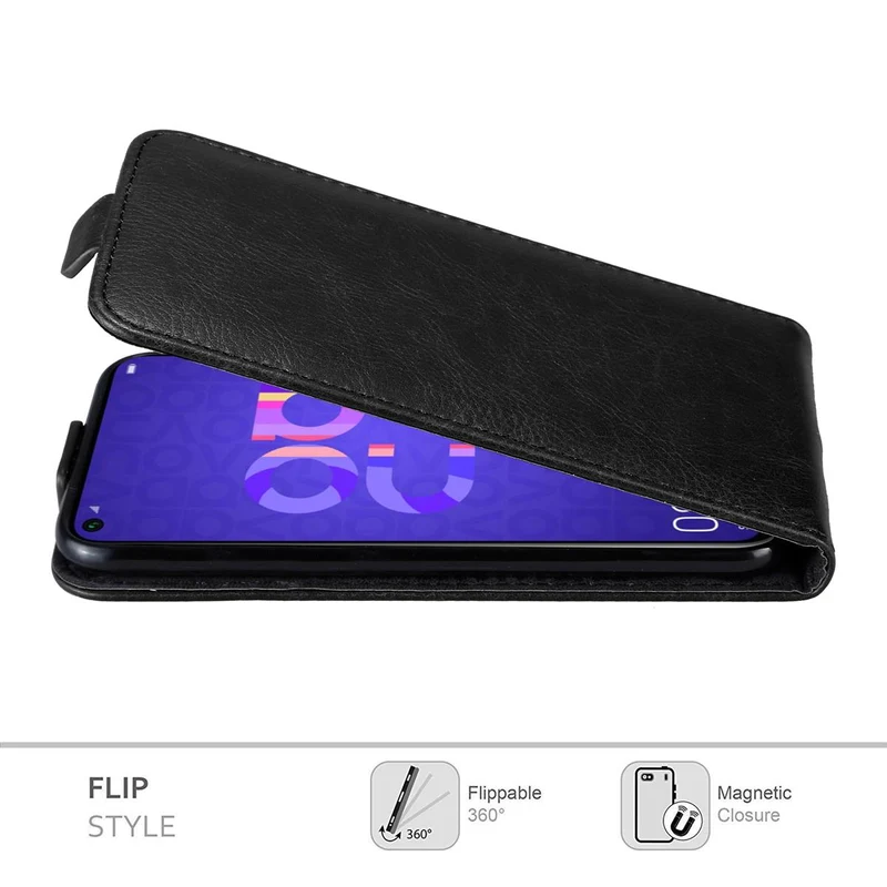 Cadorabo Hülle kompatibel mit Honor 20 / 20S / Huawei NOVA 5T Schutzhülle im Flip Design mit Magnetverschluss