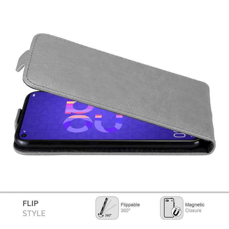 Cadorabo Hülle kompatibel mit Honor 20 / 20S / Huawei NOVA 5T Schutzhülle im Flip Design mit Magnetverschluss