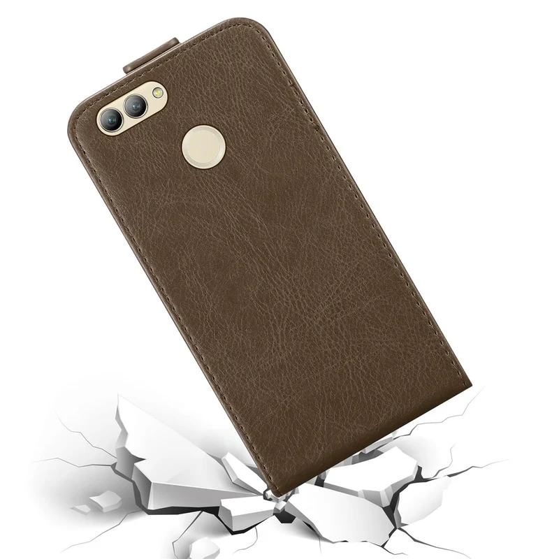 Cadorabo Hülle kompatibel mit Huawei NOVA 2 Schutzhülle im Flip Design mit Magnetverschluss
