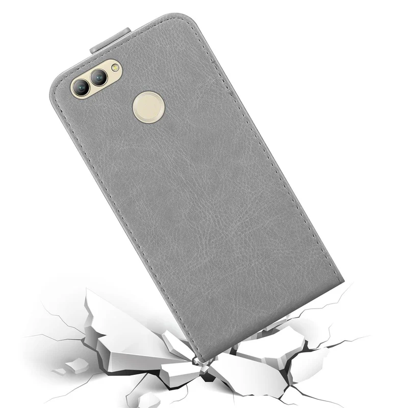 Cadorabo Hülle kompatibel mit Huawei NOVA 2 Schutzhülle im Flip Design mit Magnetverschluss