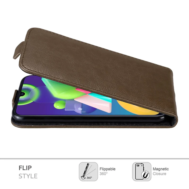 Cadorabo Hülle kompatibel mit Samsung Galaxy M31 Schutzhülle im Flip Design mit Magnetverschluss