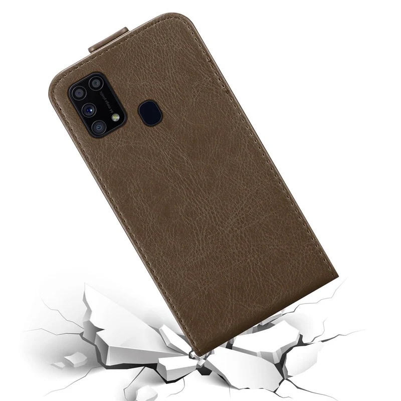 Cadorabo Hülle kompatibel mit Samsung Galaxy M31 Schutzhülle im Flip Design mit Magnetverschluss