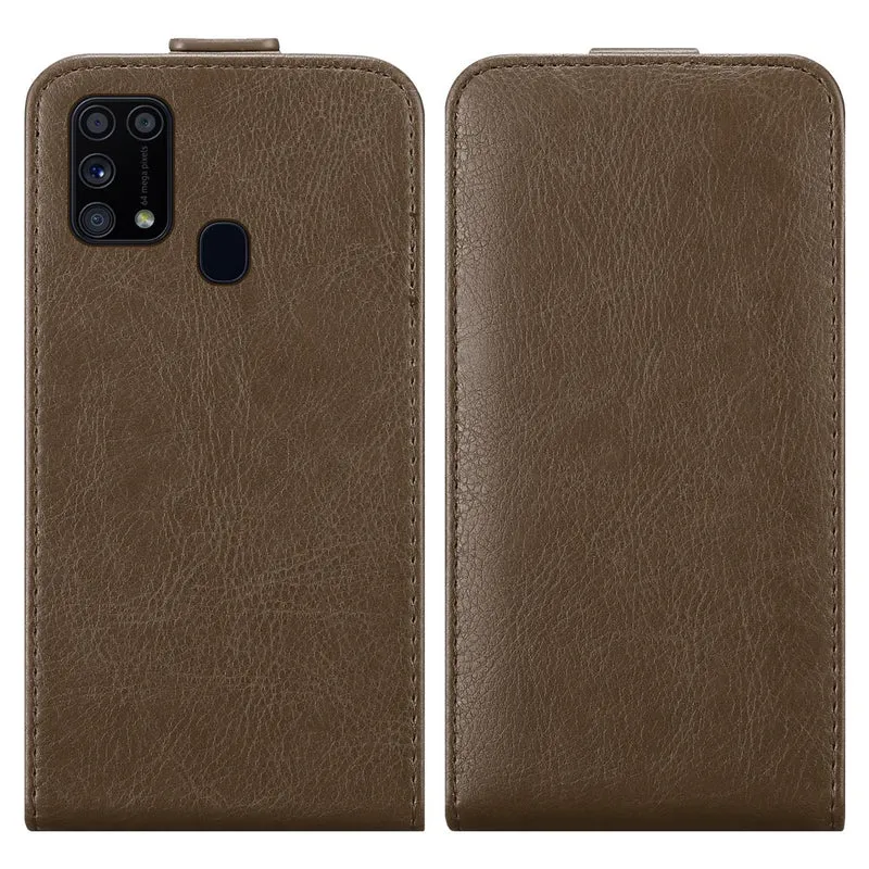 Cadorabo Hülle kompatibel mit Samsung Galaxy M31 Schutzhülle im Flip Design mit Magnetverschluss
