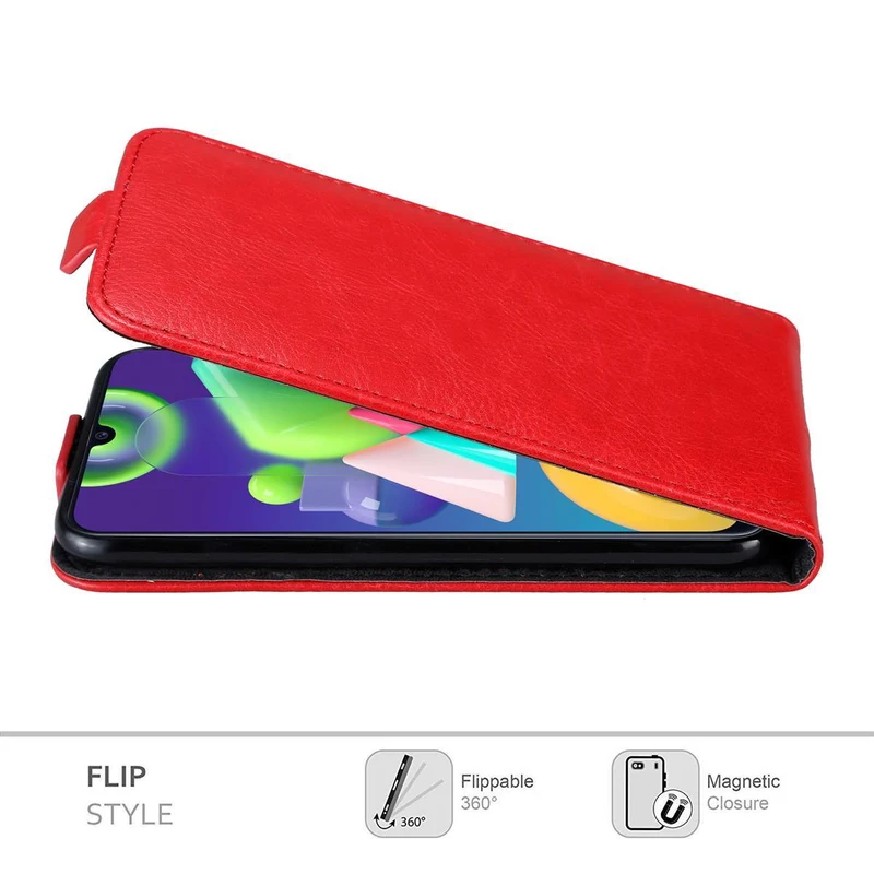 Cadorabo Hülle kompatibel mit Samsung Galaxy M21 / M30s Schutzhülle im Flip Design mit Magnetverschluss