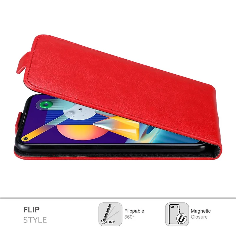 Cadorabo Hülle kompatibel mit Samsung Galaxy A11 / M11 Schutzhülle im Flip Design mit Magnetverschluss