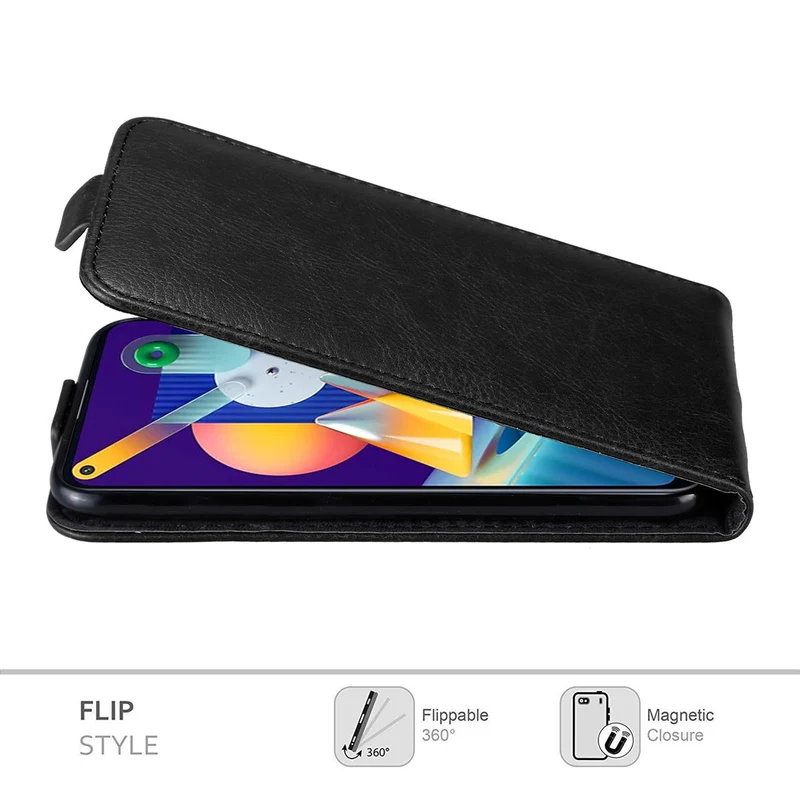 Cadorabo Hülle kompatibel mit Samsung Galaxy A11 / M11 Schutzhülle im Flip Design mit Magnetverschluss