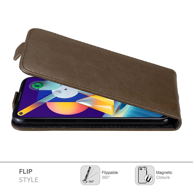 Cadorabo Hülle kompatibel mit Samsung Galaxy A11 / M11 Schutzhülle im Flip Design mit Magnetverschluss