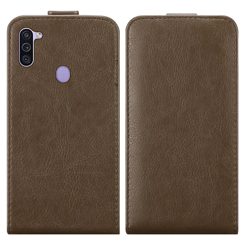 Cadorabo Hülle kompatibel mit Samsung Galaxy A11 / M11 Schutzhülle im Flip Design mit Magnetverschluss