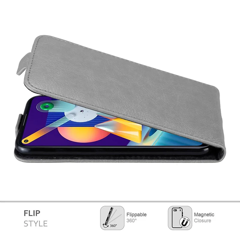 Cadorabo Hülle kompatibel mit Samsung Galaxy A11 / M11 Schutzhülle im Flip Design mit Magnetverschluss