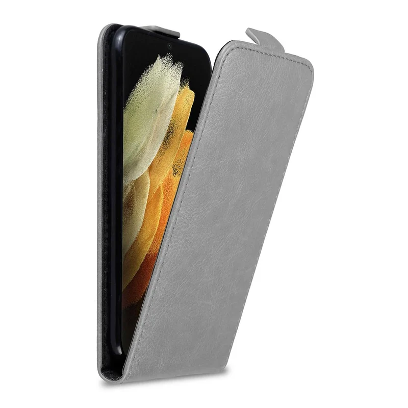 Cadorabo Hülle kompatibel mit Samsung Galaxy S21 ULTRA Schutzhülle im Flip Design mit Magnetverschluss