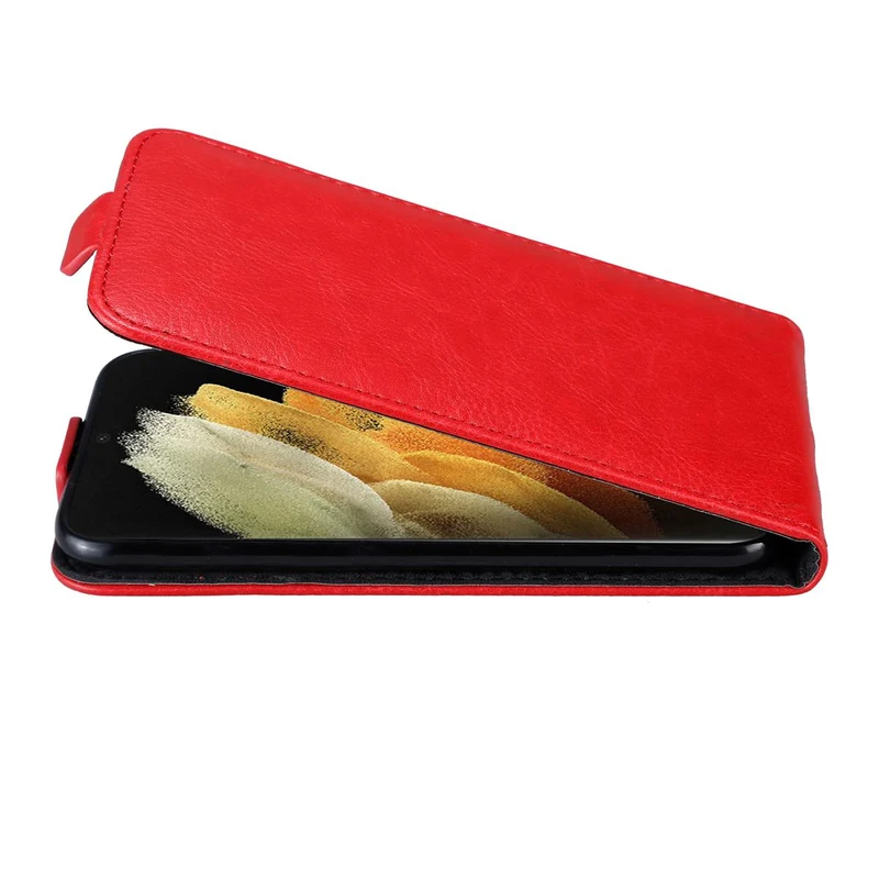 Cadorabo Hülle kompatibel mit Samsung Galaxy S21 ULTRA Schutzhülle im Flip Design mit Magnetverschluss