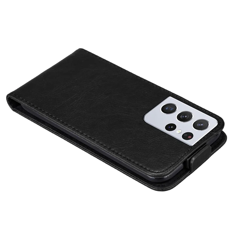 Cadorabo Hülle kompatibel mit Samsung Galaxy S21 ULTRA Schutzhülle im Flip Design mit Magnetverschluss