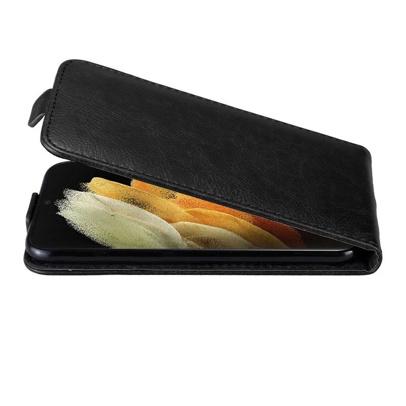 Cadorabo Hülle kompatibel mit Samsung Galaxy S21 ULTRA Schutzhülle im Flip Design mit Magnetverschluss
