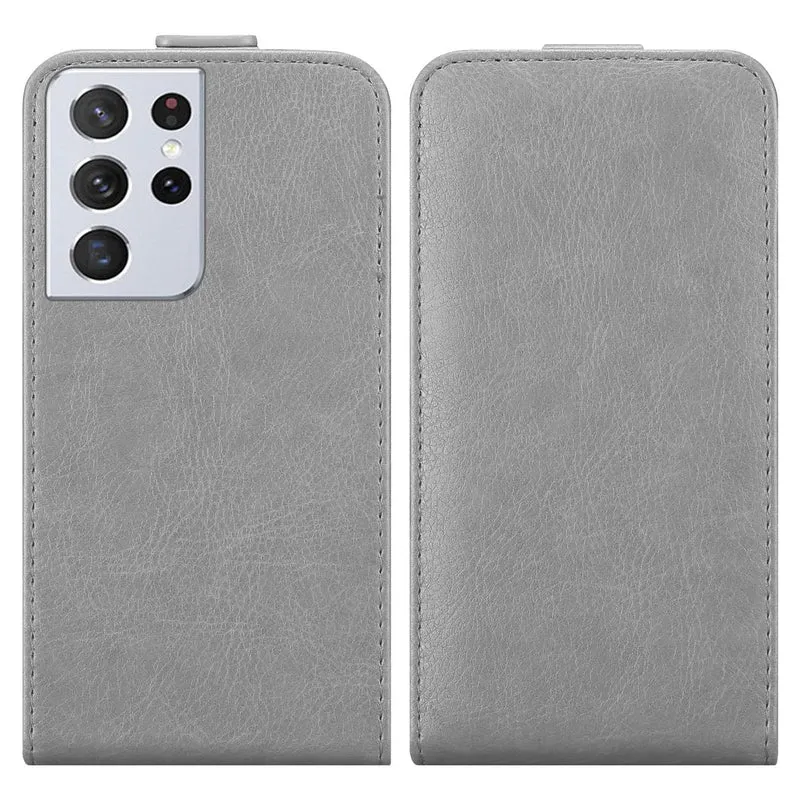 Cadorabo Hülle kompatibel mit Samsung Galaxy S21 ULTRA Schutzhülle im Flip Design mit Magnetverschluss