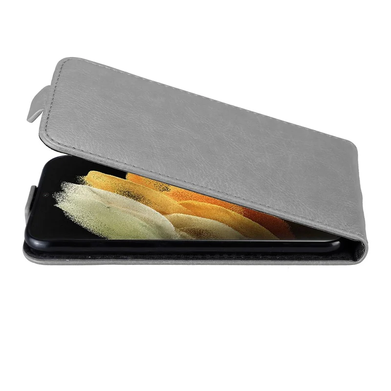 Cadorabo Hülle kompatibel mit Samsung Galaxy S21 ULTRA Schutzhülle im Flip Design mit Magnetverschluss