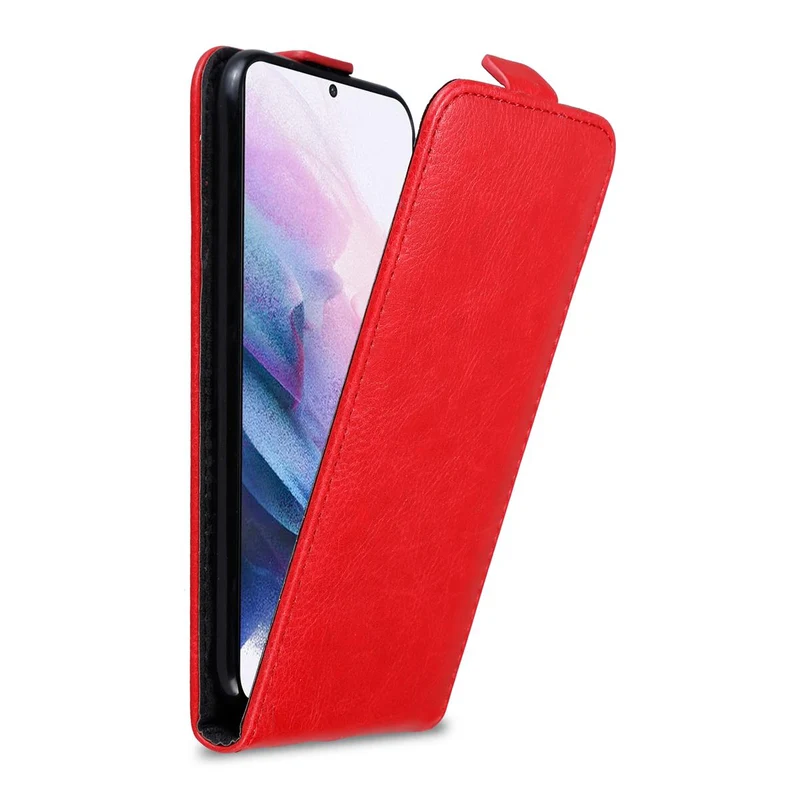Cadorabo Hülle kompatibel mit Samsung Galaxy S21 PLUS Schutzhülle im Flip Design mit Magnetverschluss