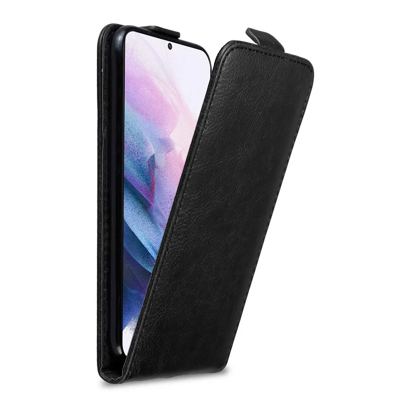 Cadorabo Hülle kompatibel mit Samsung Galaxy S21 PLUS Schutzhülle im Flip Design mit Magnetverschluss