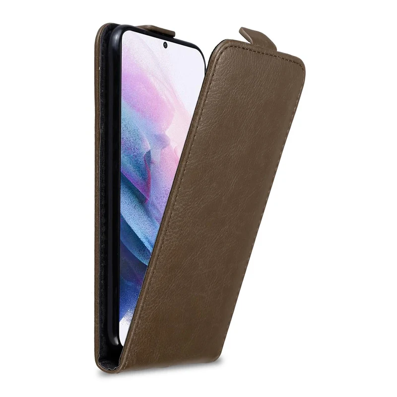 Cadorabo Hülle kompatibel mit Samsung Galaxy S21 PLUS Schutzhülle im Flip Design mit Magnetverschluss