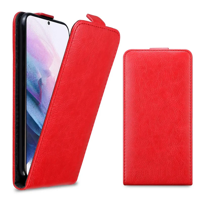 Cadorabo Hülle kompatibel mit Samsung Galaxy S21 PLUS Schutzhülle im Flip Design mit Magnetverschluss