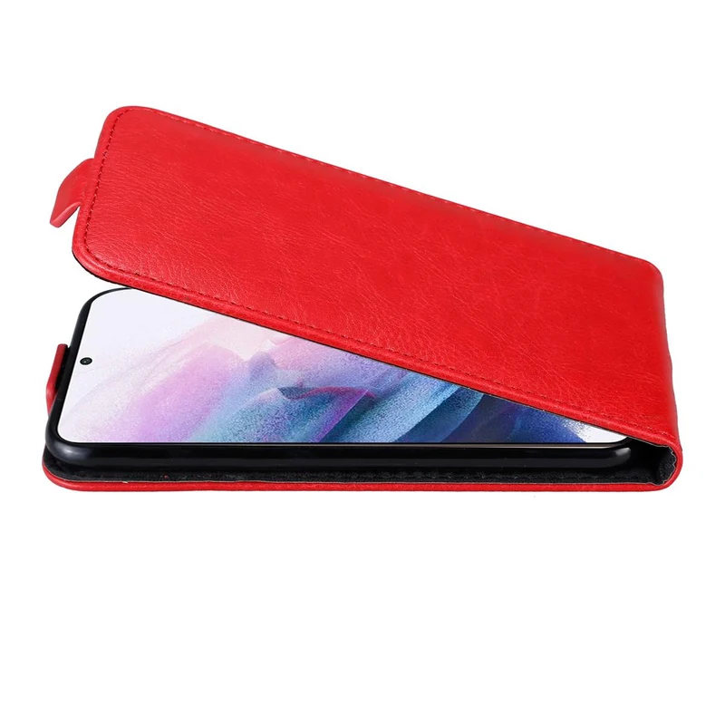 Cadorabo Hülle kompatibel mit Samsung Galaxy S21 PLUS Schutzhülle im Flip Design mit Magnetverschluss
