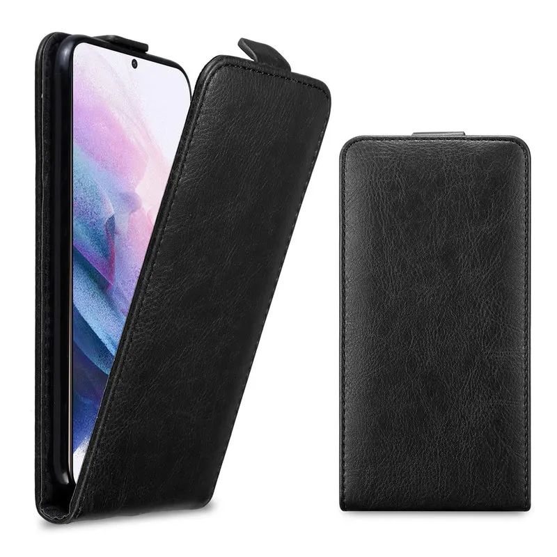 Cadorabo Hülle kompatibel mit Samsung Galaxy S21 PLUS Schutzhülle im Flip Design mit Magnetverschluss