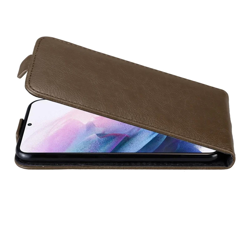 Cadorabo Hülle kompatibel mit Samsung Galaxy S21 PLUS Schutzhülle im Flip Design mit Magnetverschluss