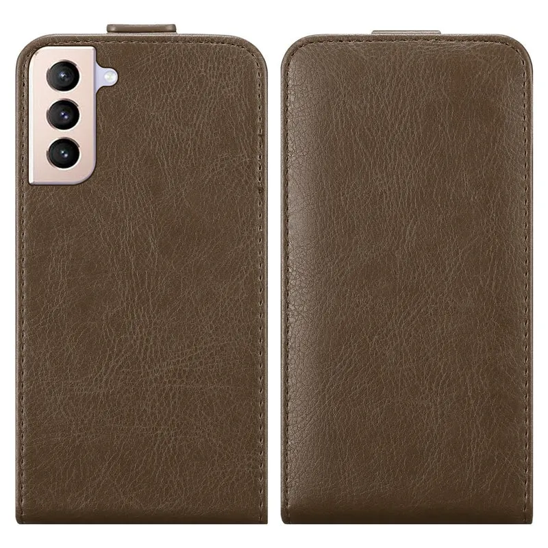 Cadorabo Hülle kompatibel mit Samsung Galaxy S21 PLUS Schutzhülle im Flip Design mit Magnetverschluss