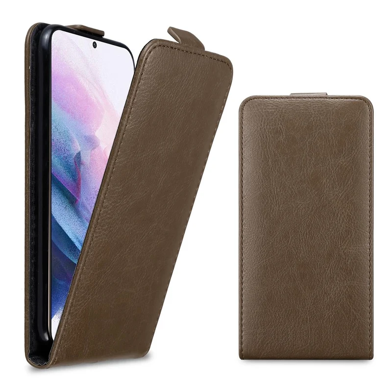Cadorabo Hülle kompatibel mit Samsung Galaxy S21 PLUS Schutzhülle im Flip Design mit Magnetverschluss