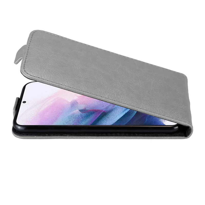 Cadorabo Hülle kompatibel mit Samsung Galaxy S21 PLUS Schutzhülle im Flip Design mit Magnetverschluss