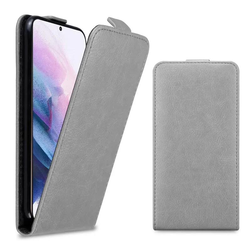 Cadorabo Hülle kompatibel mit Samsung Galaxy S21 PLUS Schutzhülle im Flip Design mit Magnetverschluss