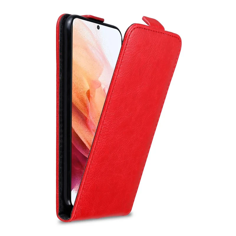 Cadorabo Hülle kompatibel mit Samsung Galaxy S21 5G Schutzhülle im Flip Design mit Magnetverschluss