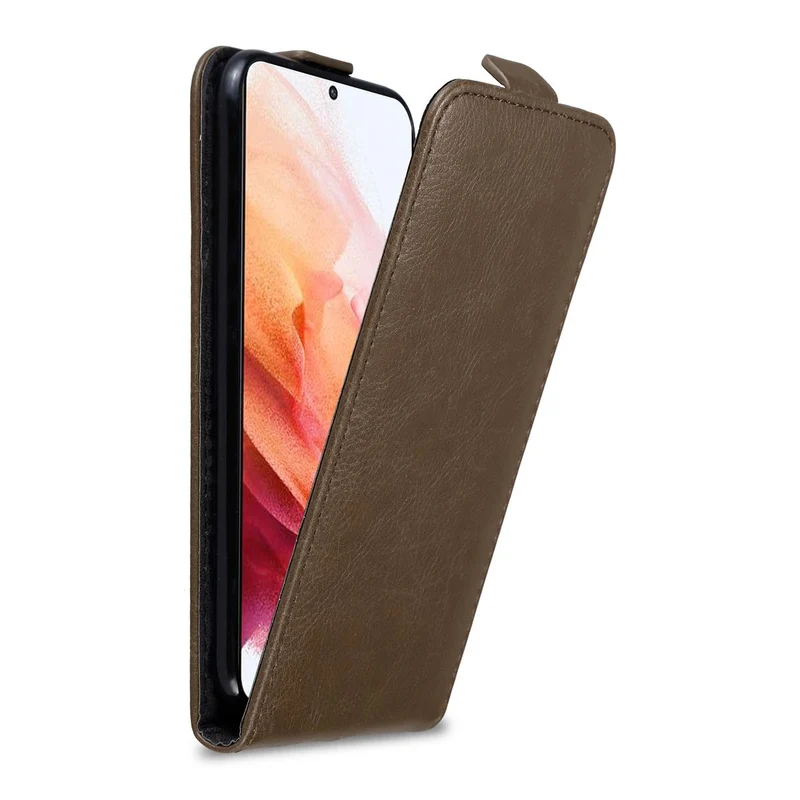 Cadorabo Hülle kompatibel mit Samsung Galaxy S21 5G Schutzhülle im Flip Design mit Magnetverschluss