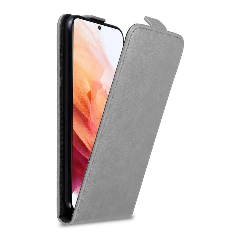 Cadorabo Hülle kompatibel mit Samsung Galaxy S21 5G Schutzhülle im Flip Design mit Magnetverschluss