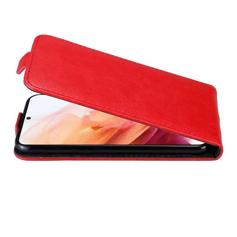 Cadorabo Hülle kompatibel mit Samsung Galaxy S21 5G Schutzhülle im Flip Design mit Magnetverschluss