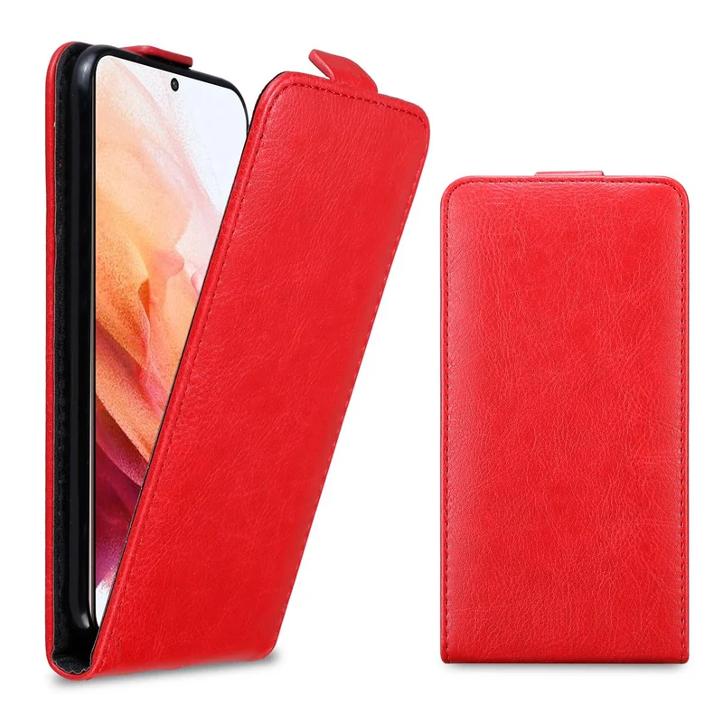 Cadorabo Hülle kompatibel mit Samsung Galaxy S21 5G Schutzhülle im Flip Design mit Magnetverschluss