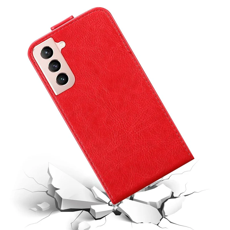Cadorabo Hülle kompatibel mit Samsung Galaxy S21 5G Schutzhülle im Flip Design mit Magnetverschluss
