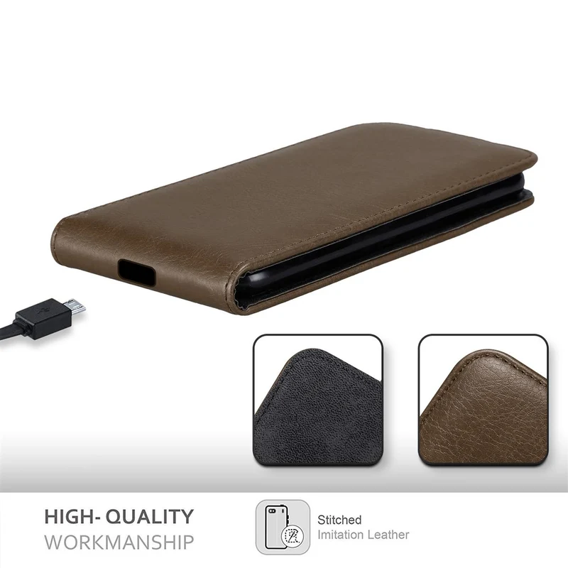 Cadorabo Hülle kompatibel mit Samsung Galaxy S21 5G Schutzhülle im Flip Design mit Magnetverschluss