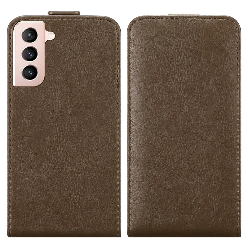 Cadorabo Hülle kompatibel mit Samsung Galaxy S21 5G Schutzhülle im Flip Design mit Magnetverschluss