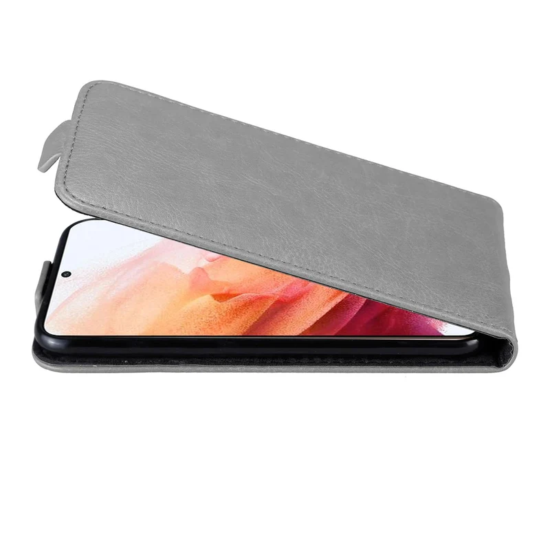 Cadorabo Hülle kompatibel mit Samsung Galaxy S21 5G Schutzhülle im Flip Design mit Magnetverschluss