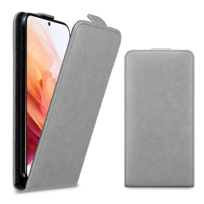 Cadorabo Hülle kompatibel mit Samsung Galaxy S21 5G Schutzhülle im Flip Design mit Magnetverschluss