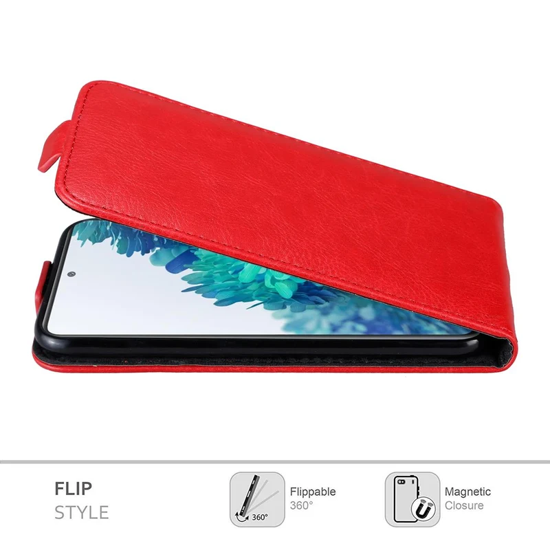Cadorabo Hülle kompatibel mit Samsung Galaxy S20 FE Schutzhülle im Flip Design mit Magnetverschluss
