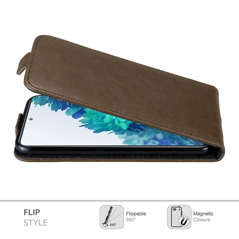Cadorabo Hülle kompatibel mit Samsung Galaxy S20 FE Schutzhülle im Flip Design mit Magnetverschluss