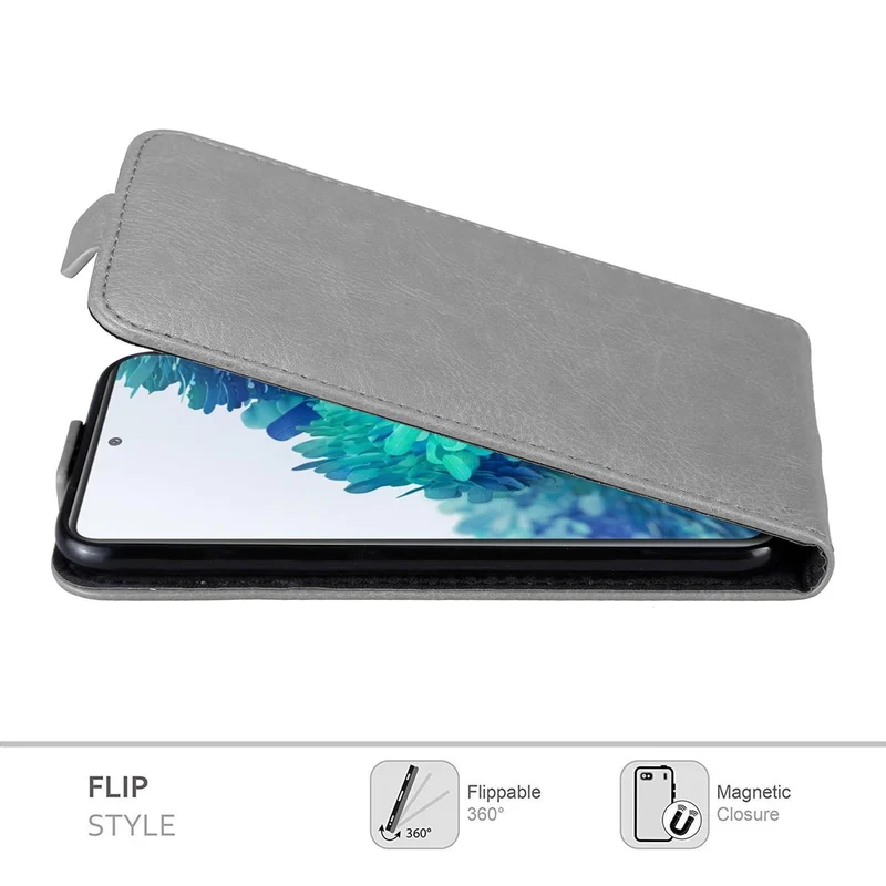 Cadorabo Hülle kompatibel mit Samsung Galaxy S20 FE Schutzhülle im Flip Design mit Magnetverschluss