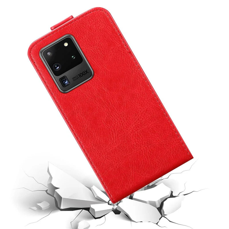 Cadorabo Hülle kompatibel mit Samsung Galaxy S20 ULTRA Schutzhülle im Flip Design mit Magnetverschluss