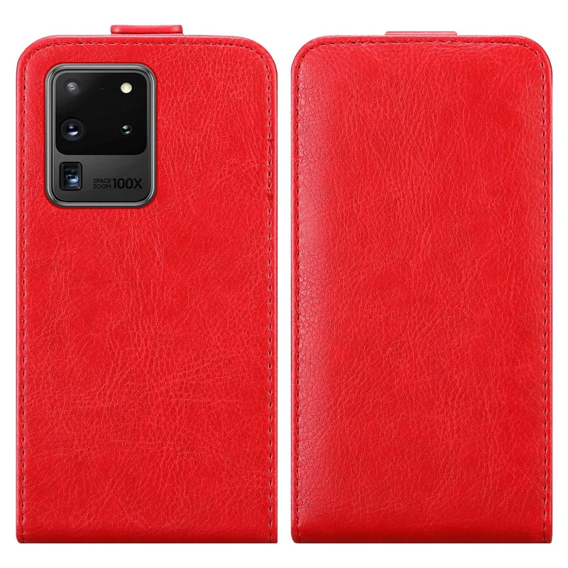 Cadorabo Hülle kompatibel mit Samsung Galaxy S20 ULTRA Schutzhülle im Flip Design mit Magnetverschluss