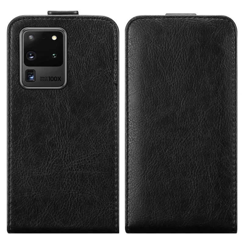 Cadorabo Hülle kompatibel mit Samsung Galaxy S20 ULTRA Schutzhülle im Flip Design mit Magnetverschluss