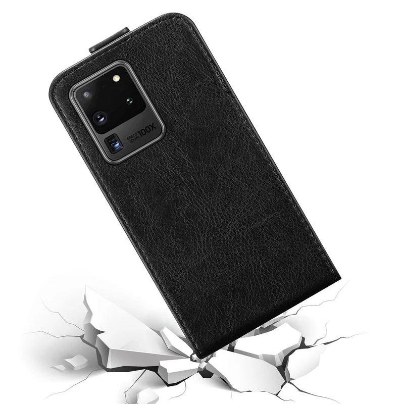 Cadorabo Hülle kompatibel mit Samsung Galaxy S20 ULTRA Schutzhülle im Flip Design mit Magnetverschluss