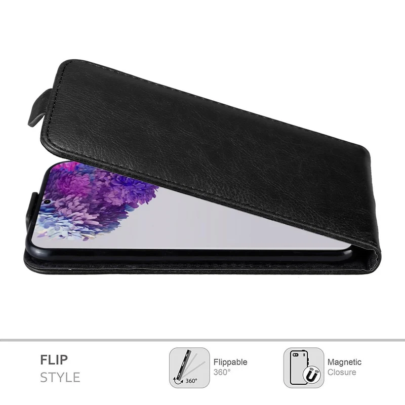 Cadorabo Hülle kompatibel mit Samsung Galaxy S20 ULTRA Schutzhülle im Flip Design mit Magnetverschluss