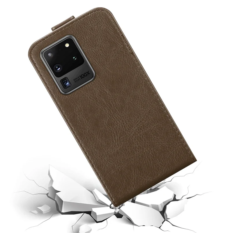 Cadorabo Hülle kompatibel mit Samsung Galaxy S20 ULTRA Schutzhülle im Flip Design mit Magnetverschluss